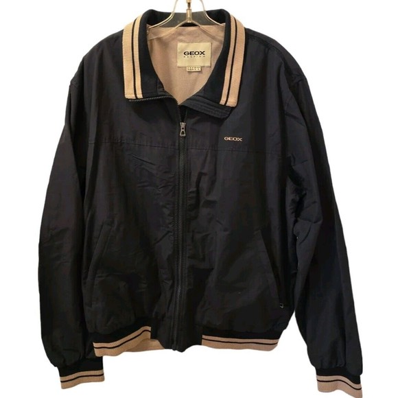 Geox Men's Blue Jacket Respira Water Repellent Windproof Thermal Reg. US Sz 46 - Picture 1 of 17